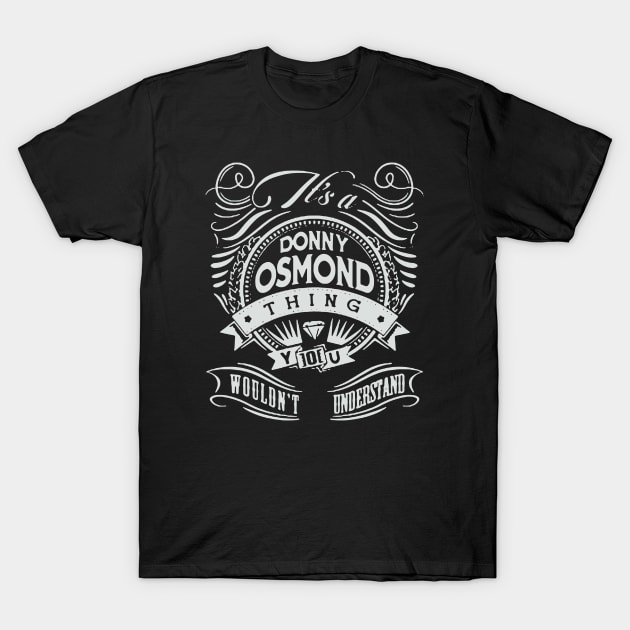Donny Osmond T-Shirt by Lula Pencil Art